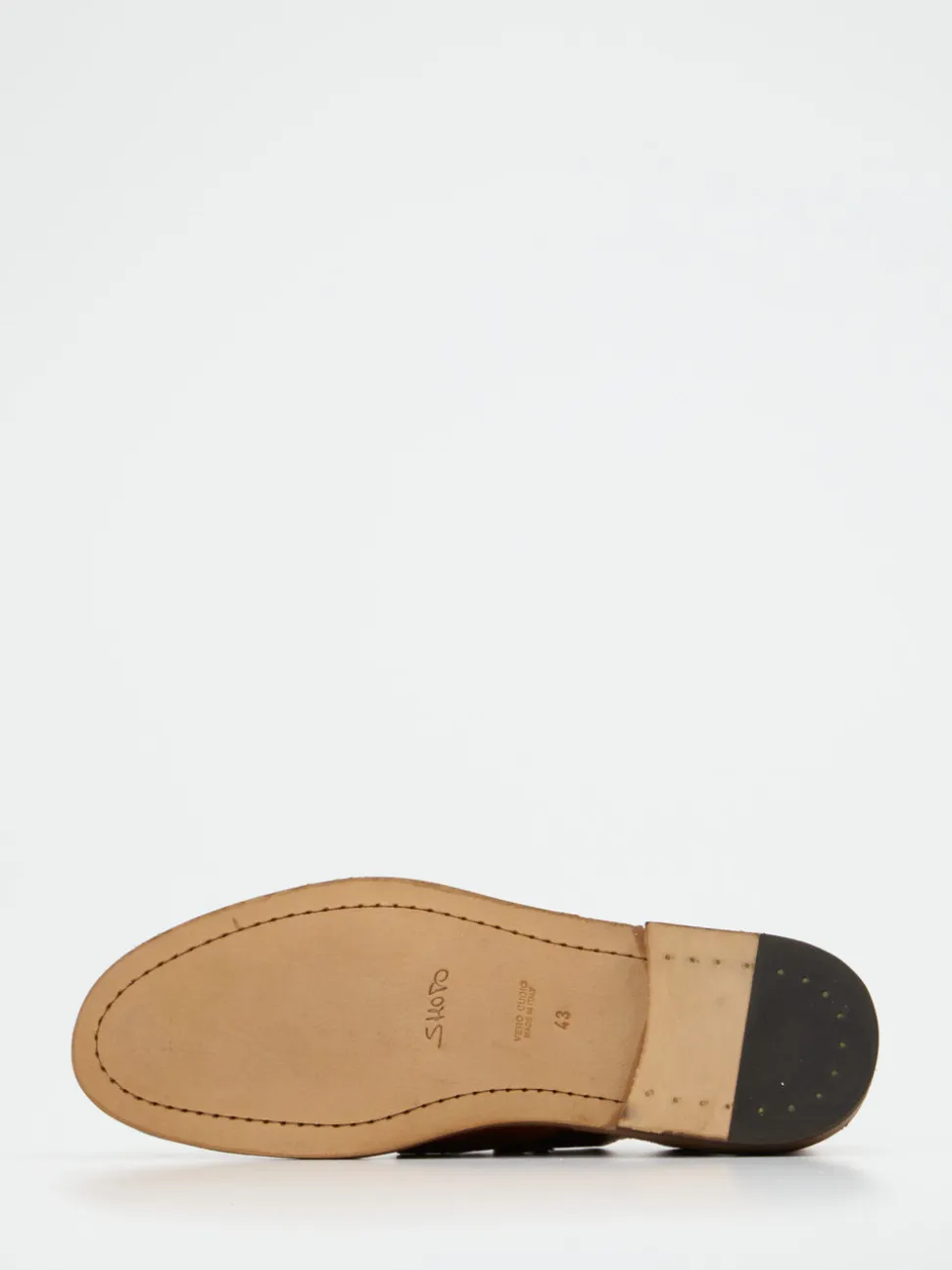 Shoto – Derbyschuhe aus Büffelleder cognacbraun