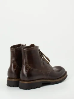 Shoto – Schnürstiefel aus Kalbleder dunkelbraun