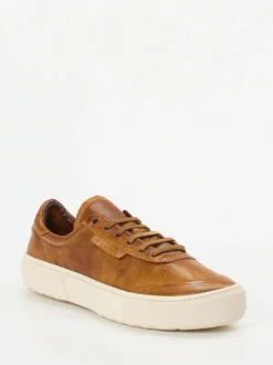 Shoto – Sneaker aus Känguruleder cognacfarben