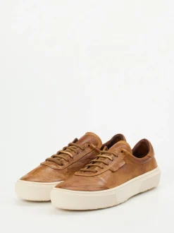 Shoto – Sneaker aus Känguruleder cognacfarben