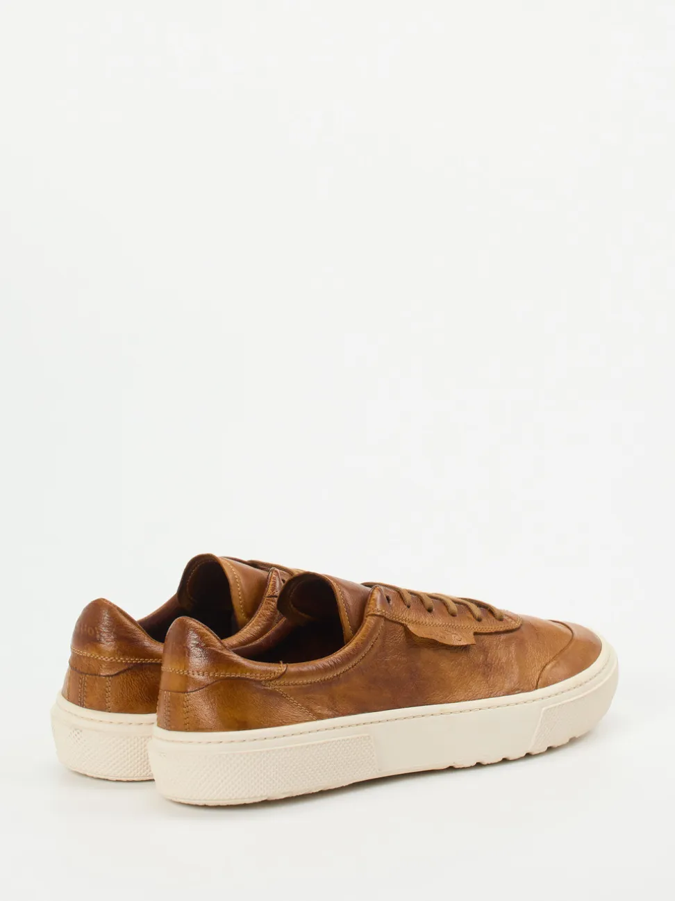 Shoto – Sneaker aus Känguruleder cognacfarben