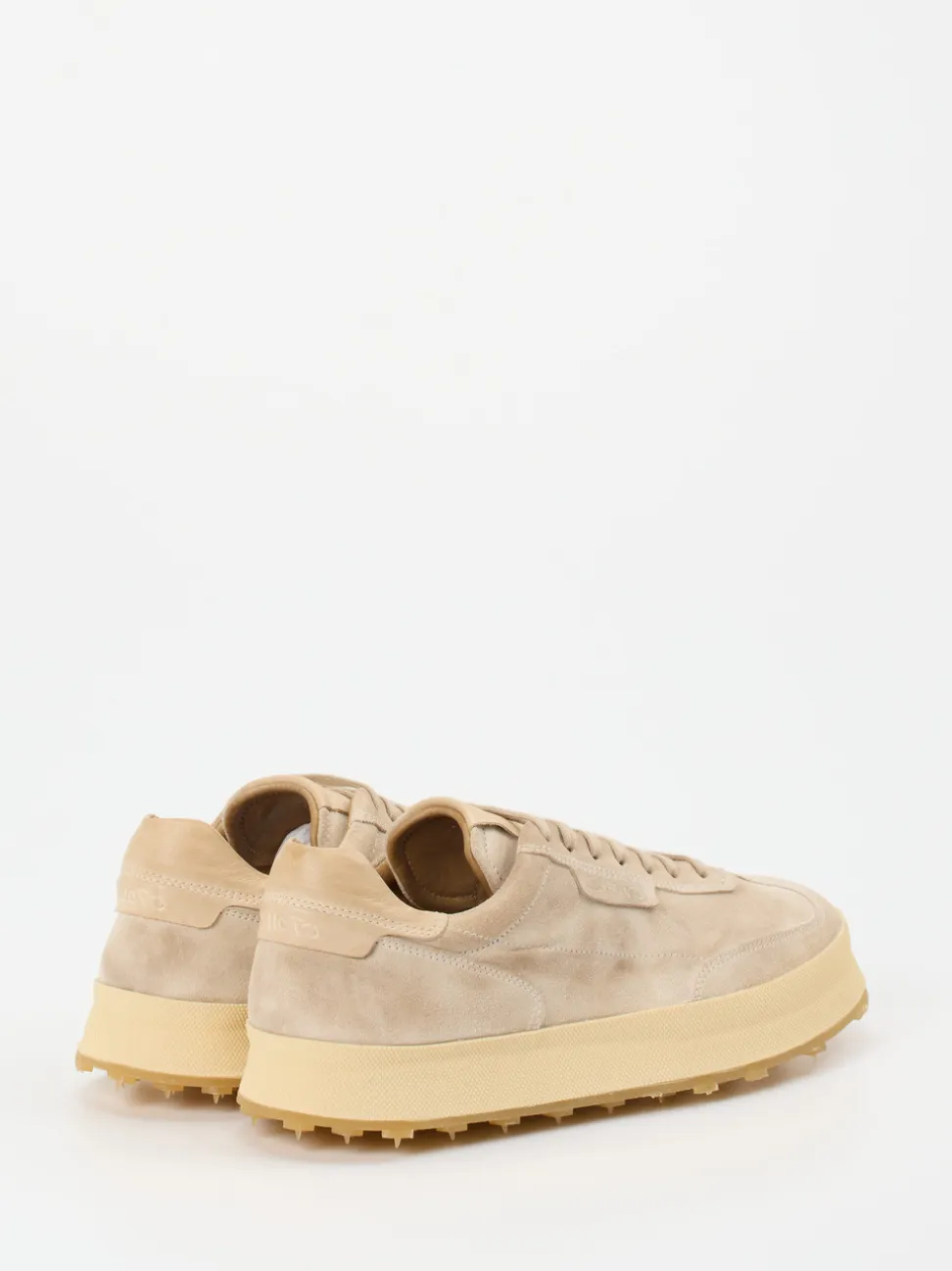 Shoto – Sneaker aus Veloursleder Beige