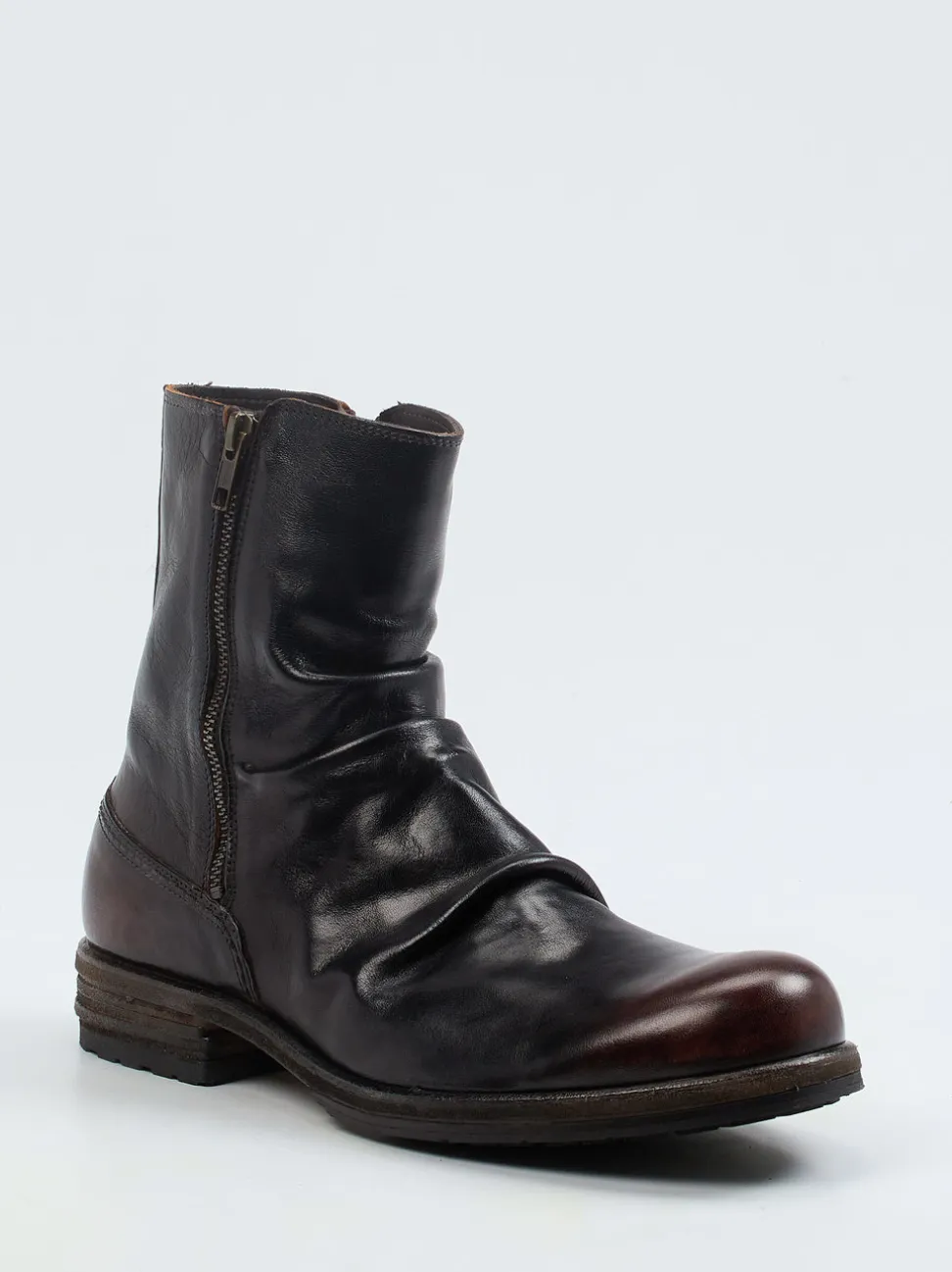 Shoto – Stiefeletten aus Pferdeleder in Tiefbraun