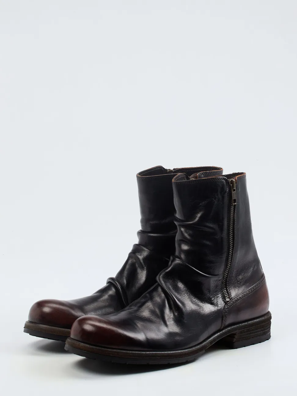 Shoto – Stiefeletten aus Pferdeleder in Tiefbraun