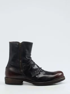 Shoto – Stiefeletten aus Pferdeleder in Tiefbraun
