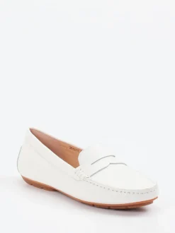 Si – Loafer aus Kalbleder in Weiß