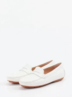 Si – Loafer aus Kalbleder in Weiß