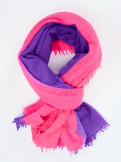 Simone Bruns – Schal aus Kaschmir in Pink-Violett