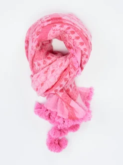 Simone Bruns – Schal aus Kaschmir in Pink