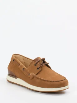 Sioux – Bootsschuh aus Nubukleder cognacbraun