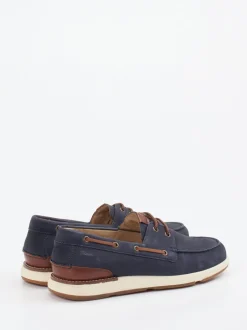 Sioux – Bootsschuh aus Nubukleder Marineblau