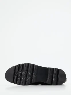Sioux – Brogue-Boots aus Kalbleder schwarz