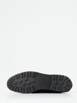 Sioux – Brogues aus Lackleder und Veloursleder schwarz