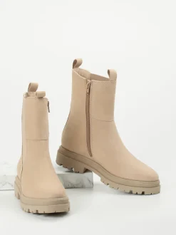 Sioux – Chelsea Boot aus Nubukleder in Beige