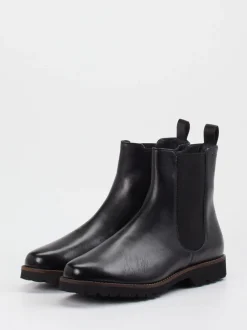 Sioux – Chelsea Boots aus Lammleder schwarz