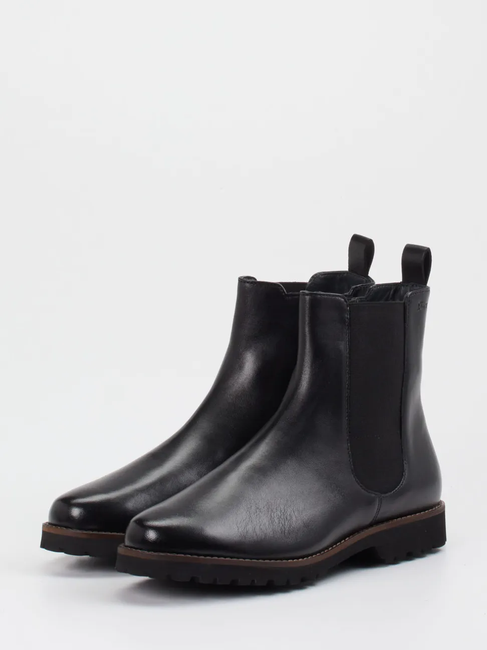 Sioux – Chelsea Boots aus Lammleder schwarz