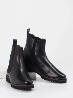 Sioux – Chelsea Boots aus Lammleder schwarz