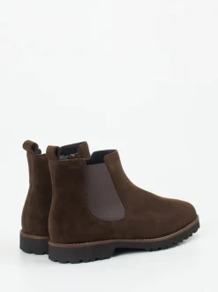 Sioux – Chelsea Boots aus Veloursleder schokobraun