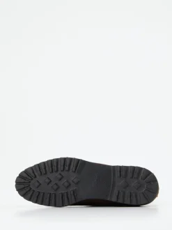 Sioux – Chelsea Boots aus Veloursleder schokobraun