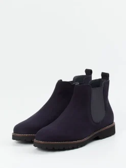 Sioux – Chelsea Boots aus samtigem Veloursleder