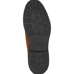 Sioux – Chelsea Boots aus Veloursleder cognacfarben