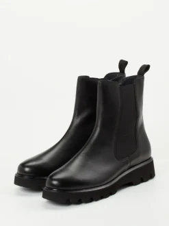 Sioux – Chelsea Boots aus Kalbleder schwarz