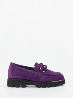 Sioux – Chunky Loafer aus Veloursleder Violett