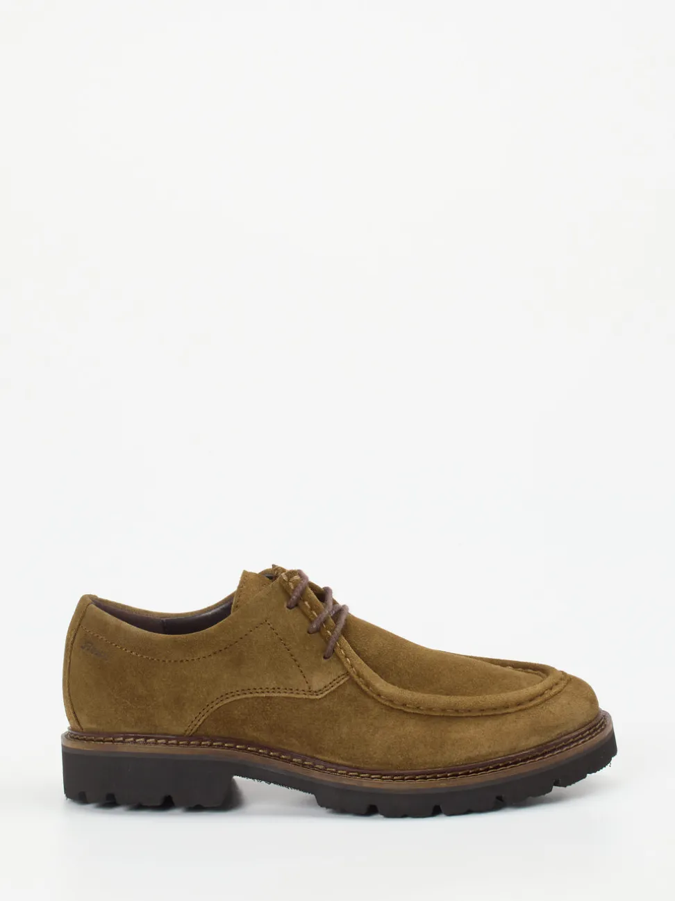 Sioux – Derby aus Veloursleder cognacbraun