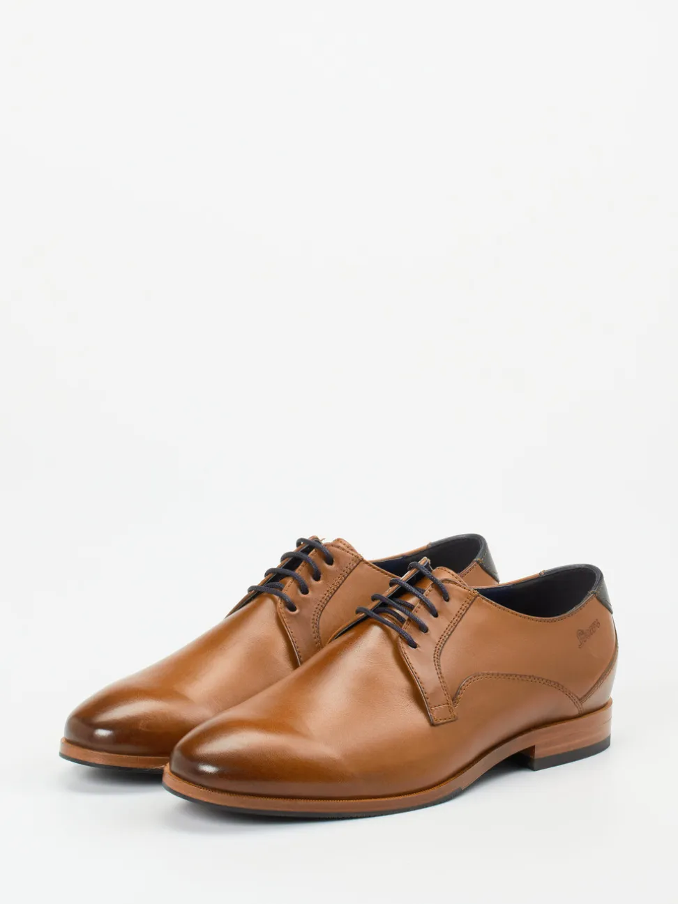 Sioux – Derby-Schnürschuh aus Kalbleder cognacbraun