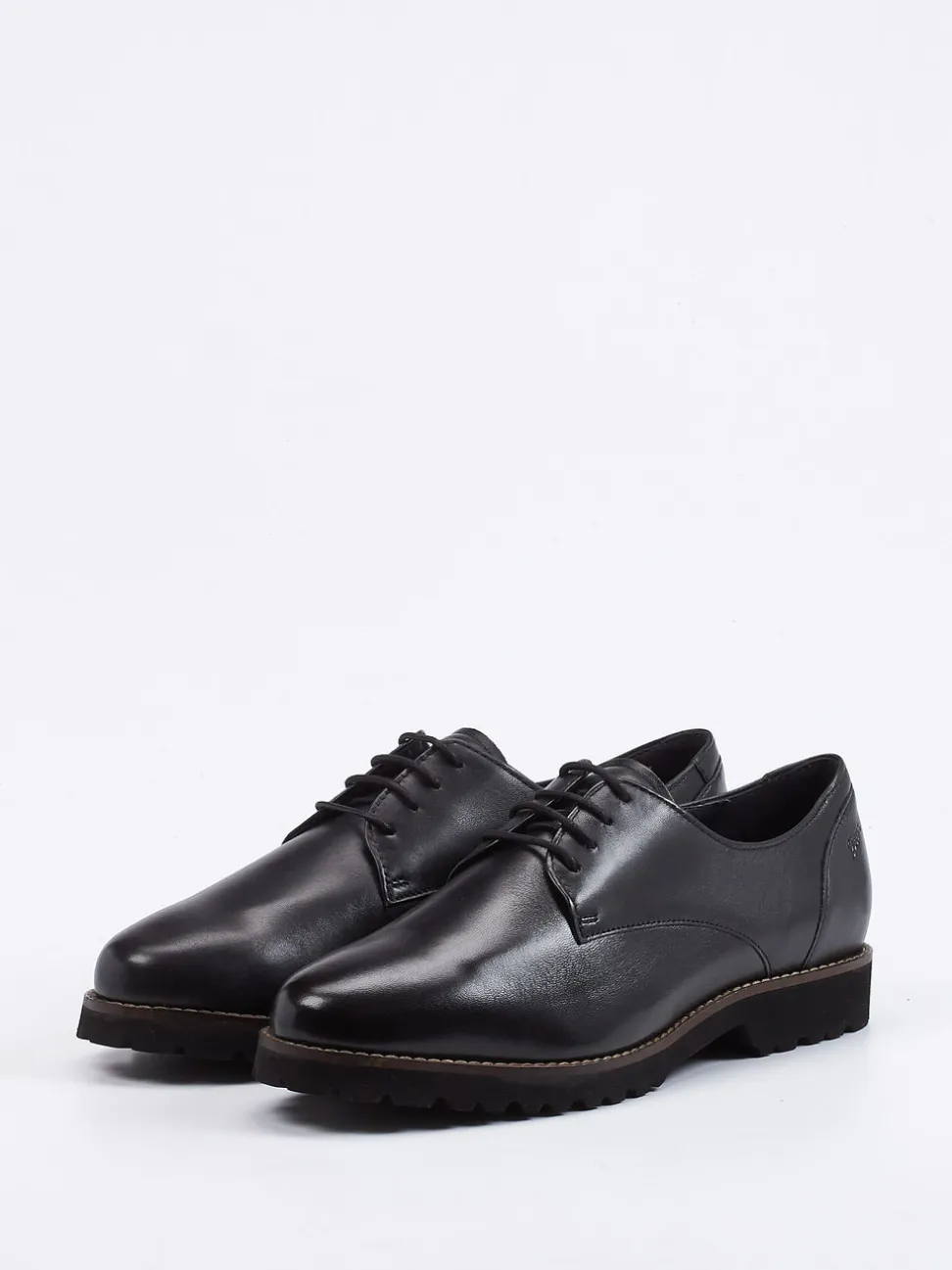 Sioux – Derby-Schnürschuh aus Lammleder schwarz