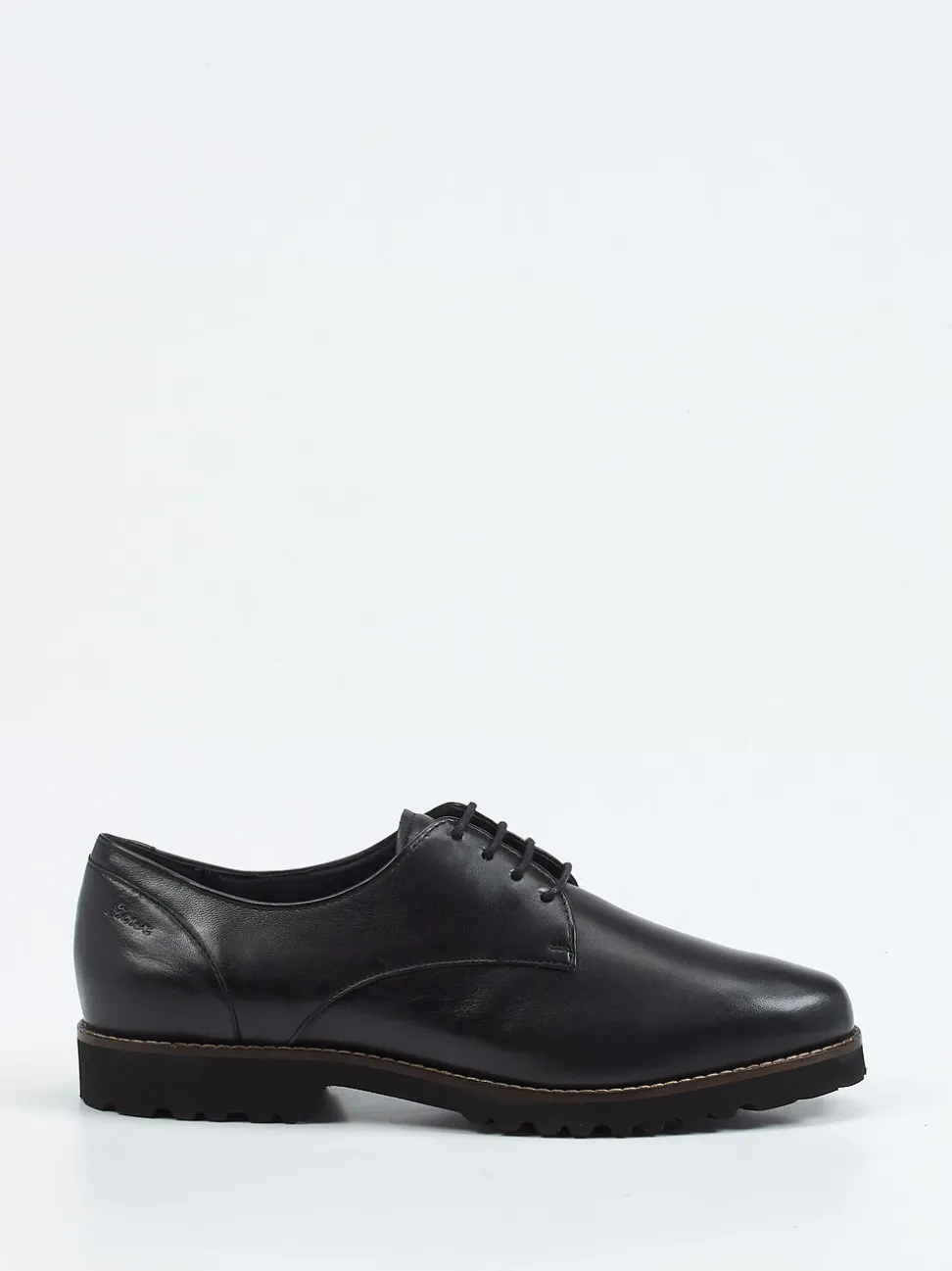Sioux – Derby-Schnürschuh aus Lammleder schwarz