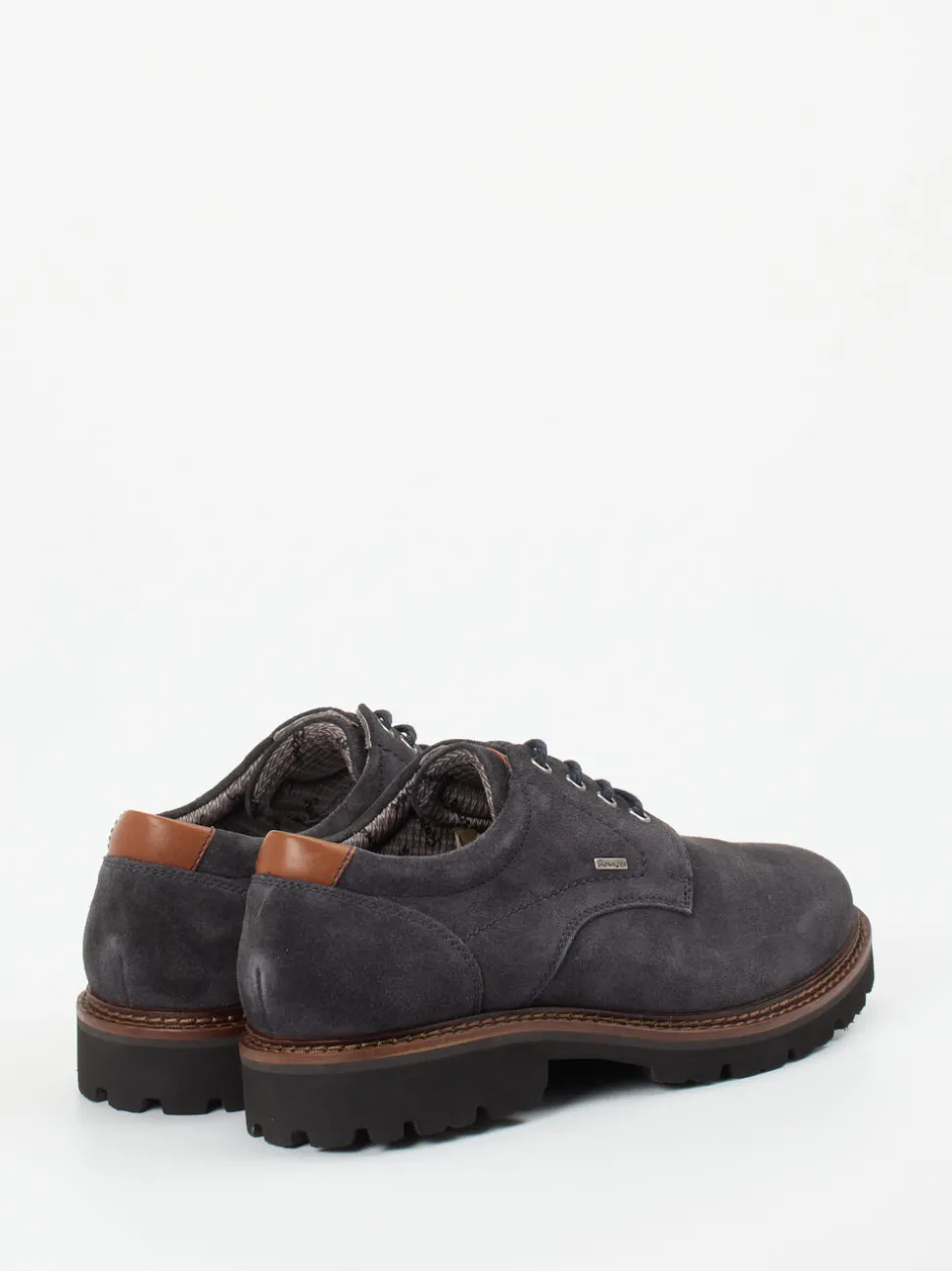 Sioux – Derby-Schnürschuh aus Veloursleder Anthrazit
