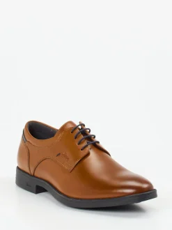 Sioux – Derby-Schnürschuh aus Kalbleder cognacbraun