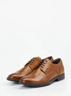 Sioux – Derby-Schnürschuh aus Kalbleder cognacbraun