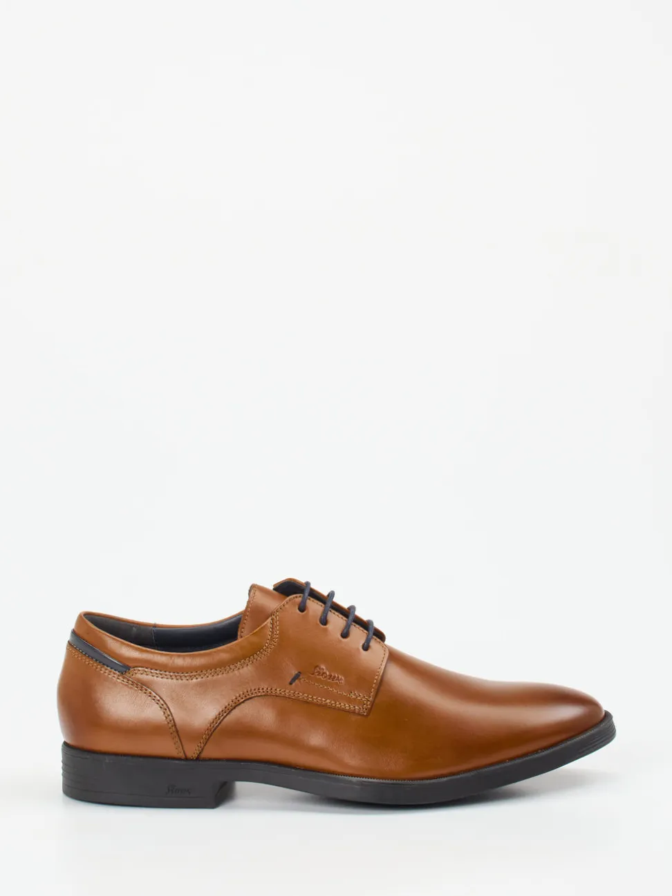 Sioux – Derby-Schnürschuh aus Kalbleder cognacbraun