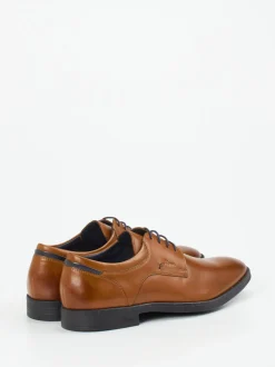 Sioux – Derby-Schnürschuh aus Kalbleder cognacbraun