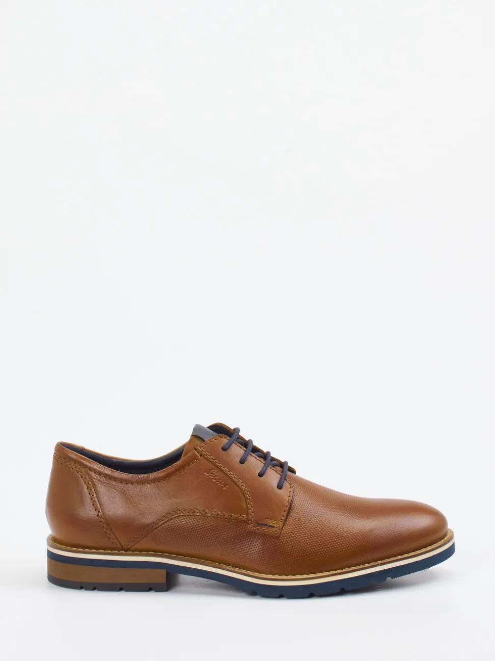 Sioux – Derby-Schnürschuh aus Kalbleder Cognac