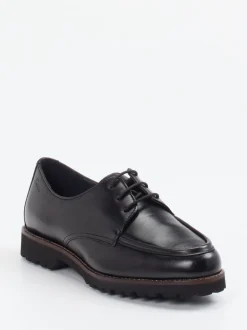 Sioux – Derby-Schnürschuh aus Lammleder Schwarz
