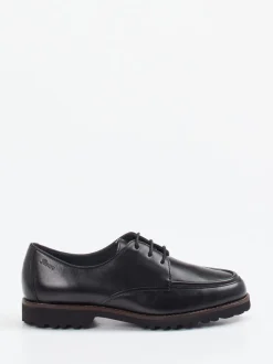 Sioux – Derby-Schnürschuh aus Lammleder Schwarz