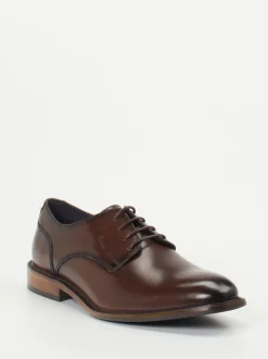 Sioux – Derby-Schnürschuh aus Kalbleder Dunkelbraun