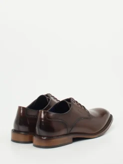 Sioux – Derby-Schnürschuh aus Kalbleder Dunkelbraun