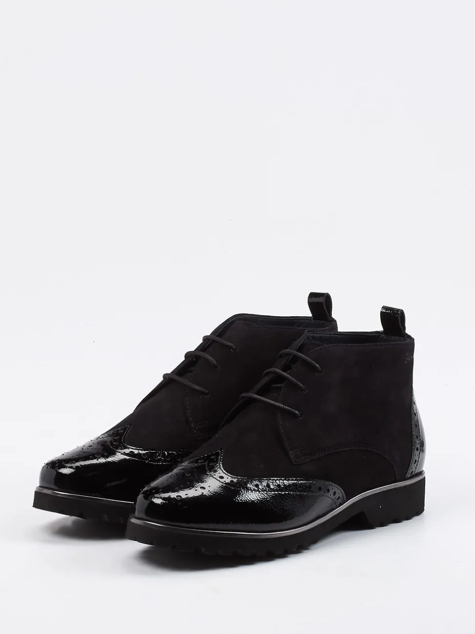 Sioux – Desert Boots aus Veloursleder schwarz
