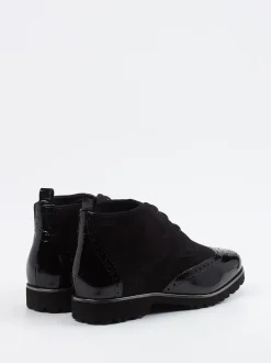 Sioux – Desert Boots aus Veloursleder schwarz
