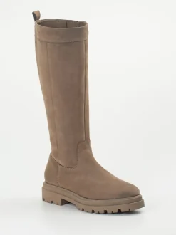 Sioux – Kniehohe Stiefel aus Nubukleder braun