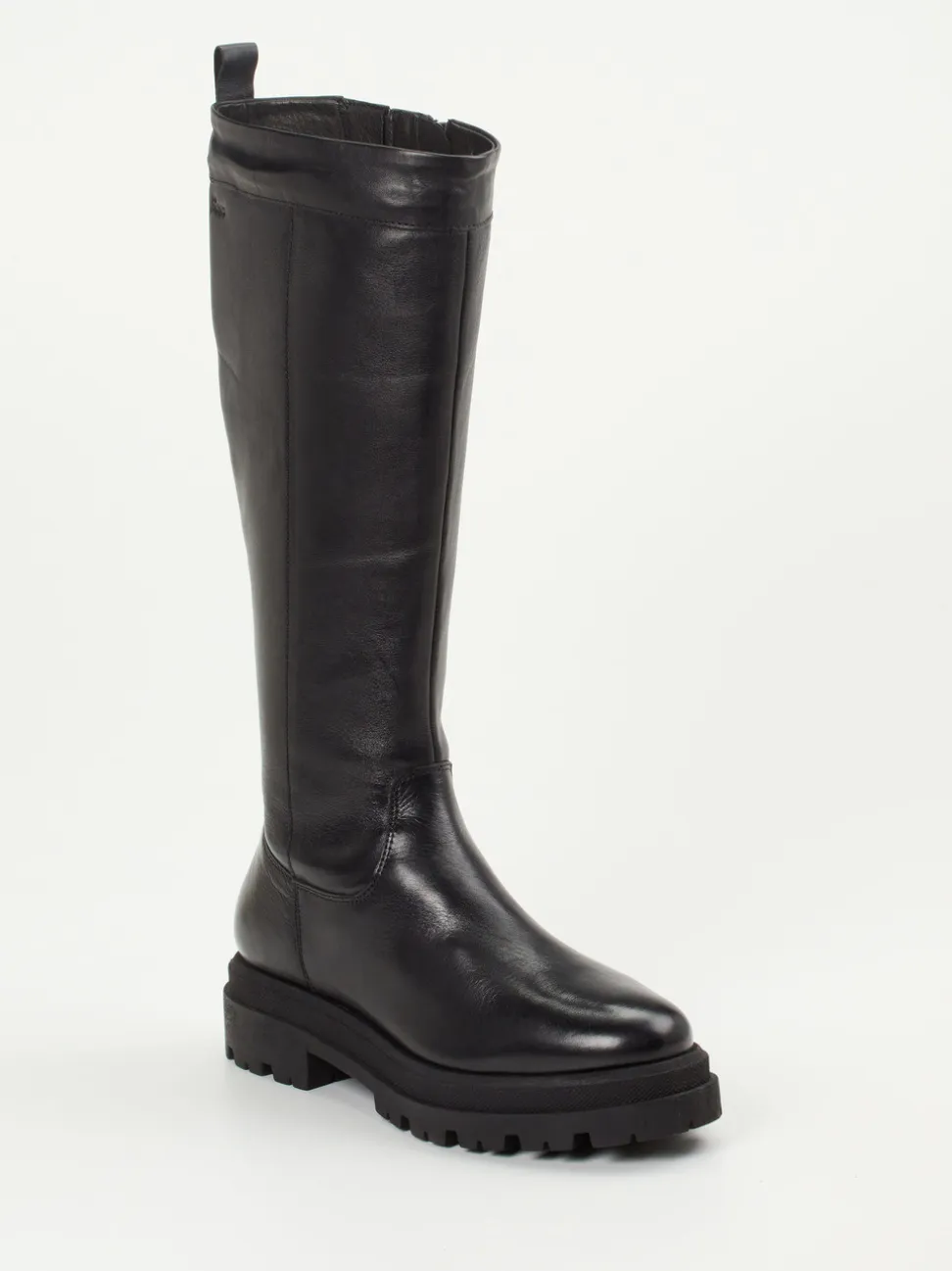 Sioux – Kniehohe Stiefel aus Kalbleder schwarz