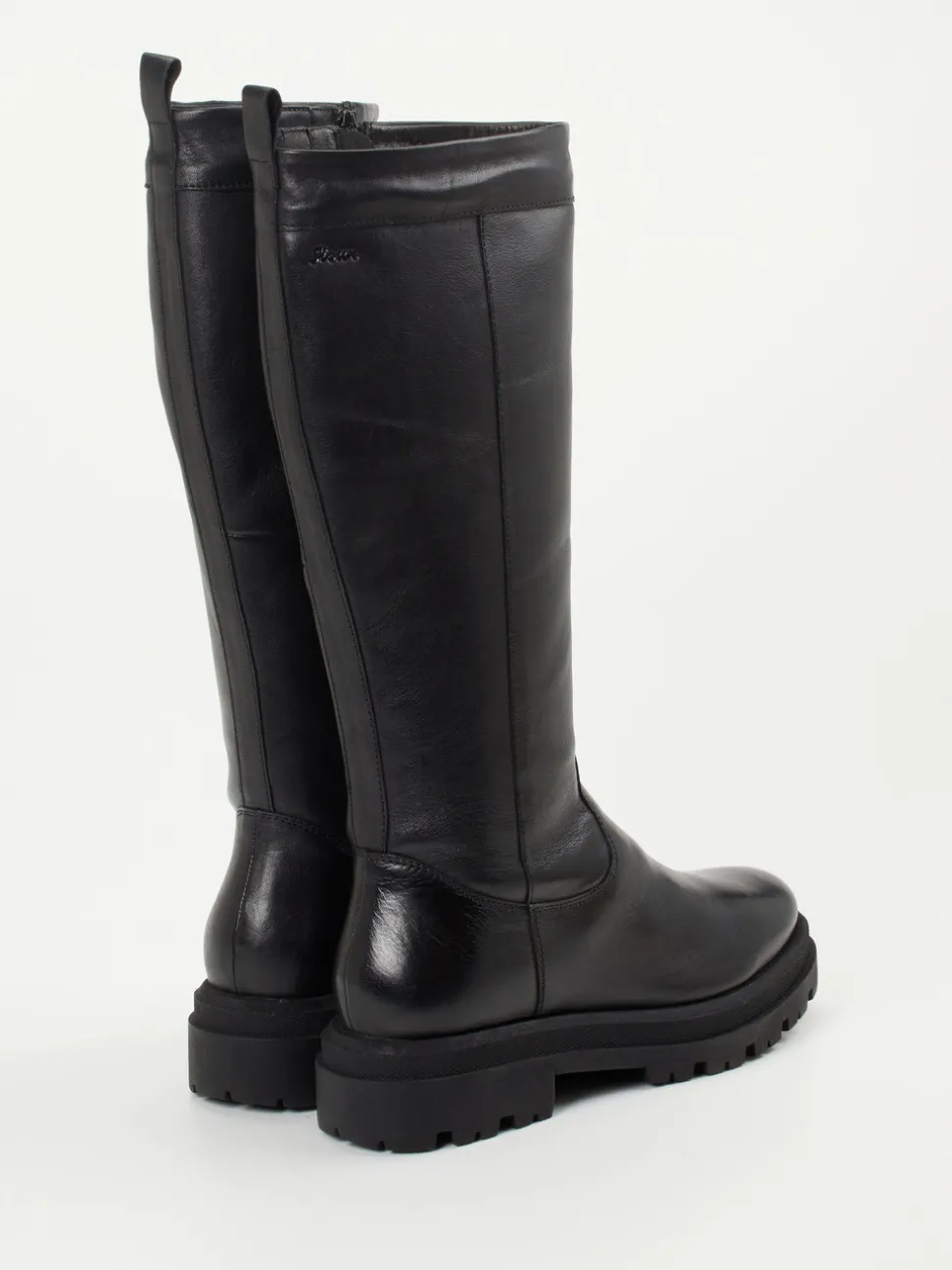 Sioux – Kniehohe Stiefel aus Kalbleder schwarz