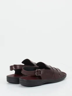Sioux – Komfortsandalen aus Kalbleder Dunkelbraun