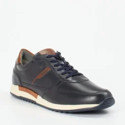 Sioux – Leder-Sneaker aus Kalbleder Dunkelblau