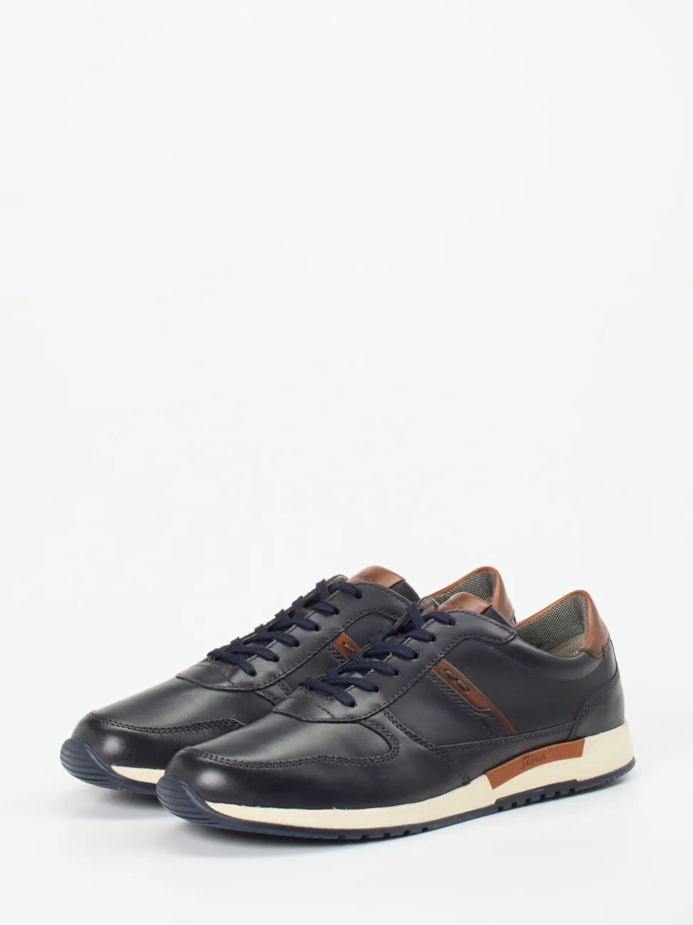 Sioux – Leder-Sneaker aus Kalbleder Dunkelblau