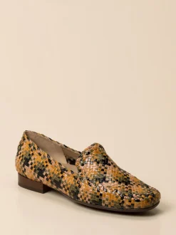 Sioux – Loafer aus Flechtleder mehrfarbig